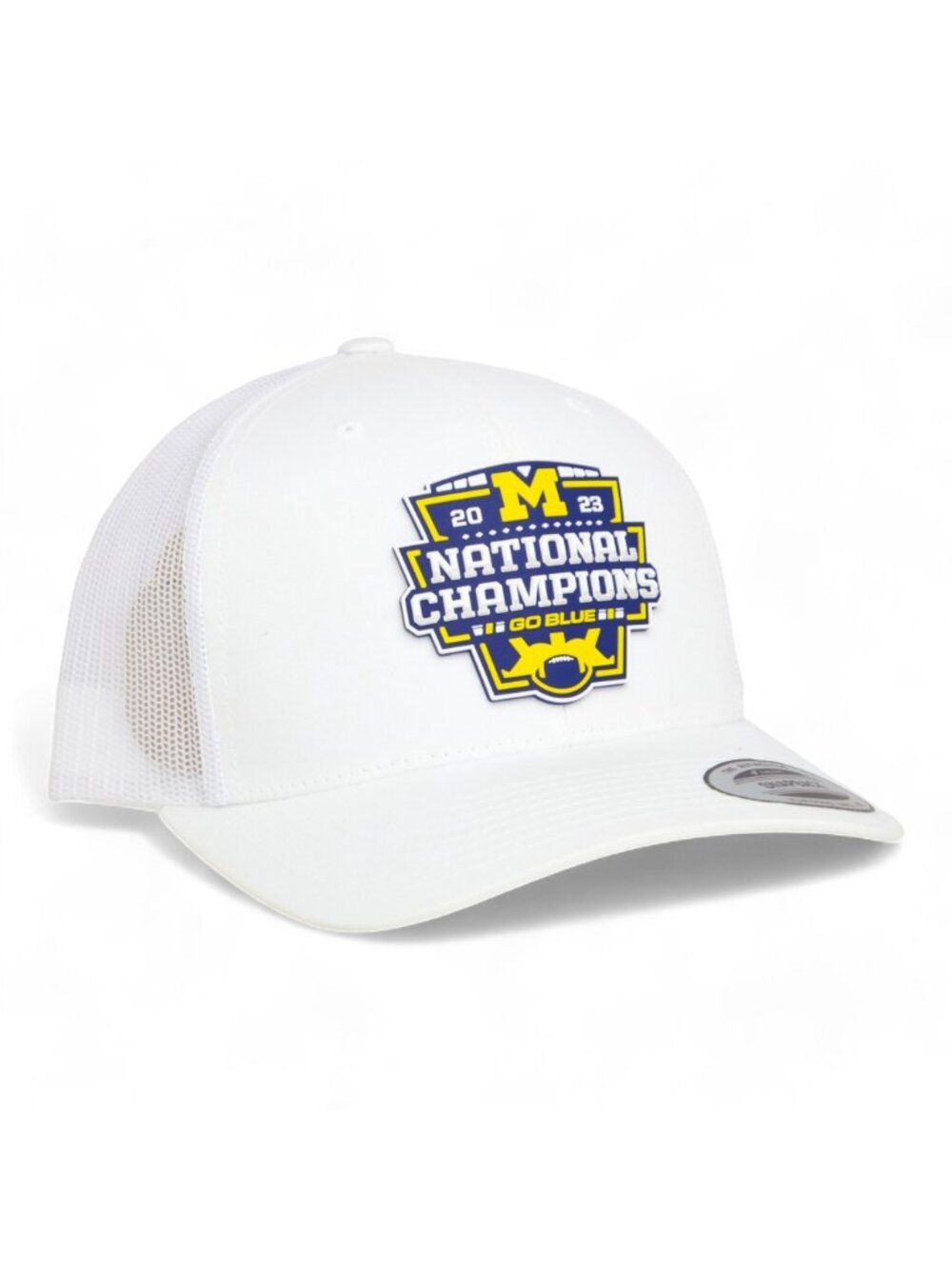 Michigan Wolverines 2023 College Football National Champions 3D YP Trucker Hat